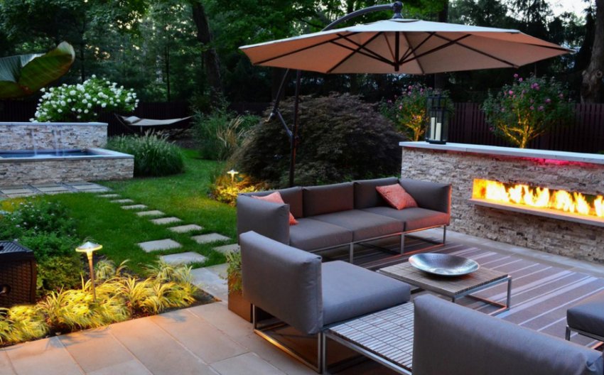 Зона відпочинку на ділянці