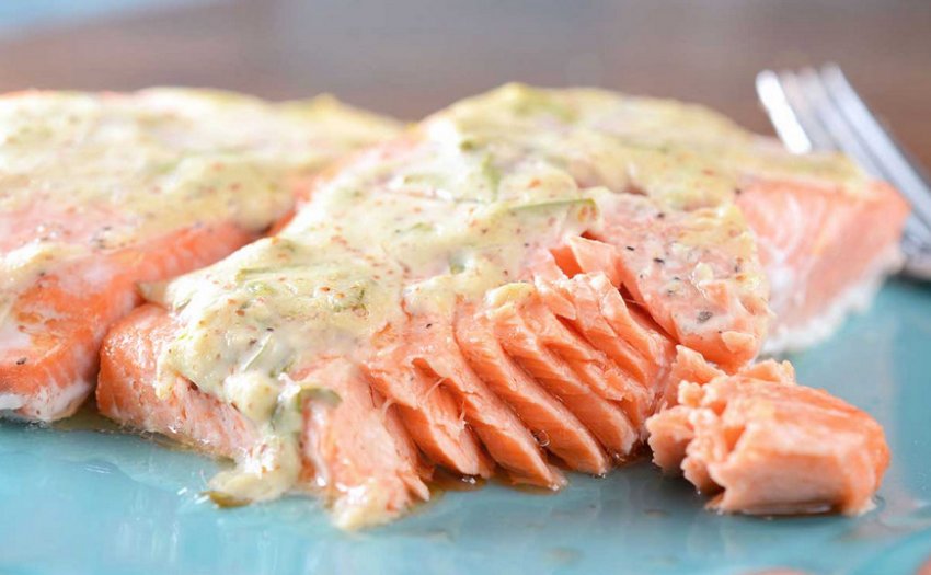 Кета в сметані Кета в сметані