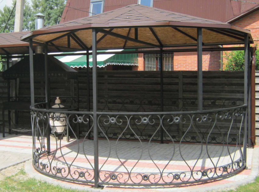Бесідка з металу Бесідка з металу