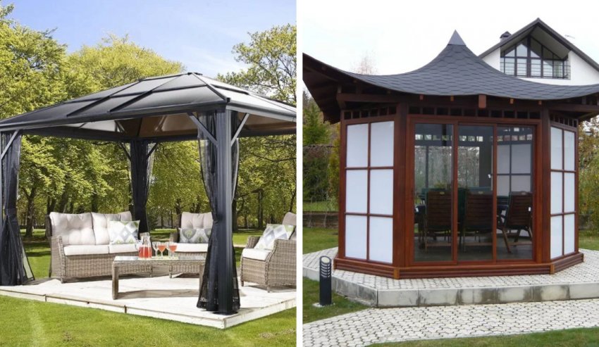 Відкриті та закриті бесідки Відкриті та закриті бесідки