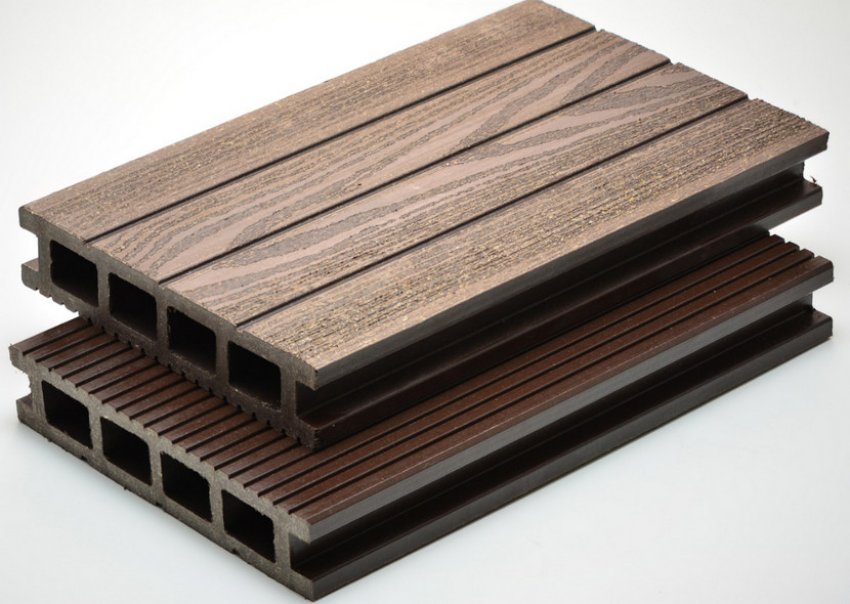 Дошки з домішкою полімерного композита