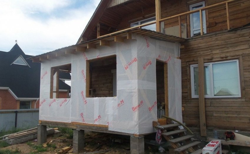 Будівництво веранди Будівництво веранди