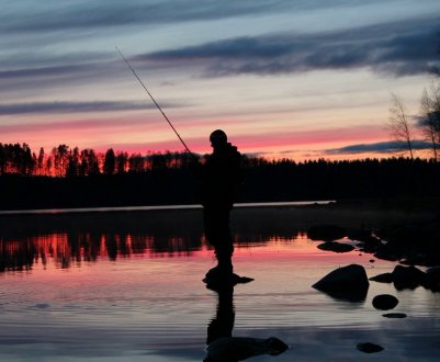 Нічна риболовля на ляща