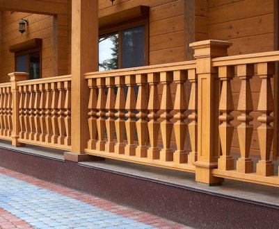 Як зробити перила для тераси або веранди своїми руками