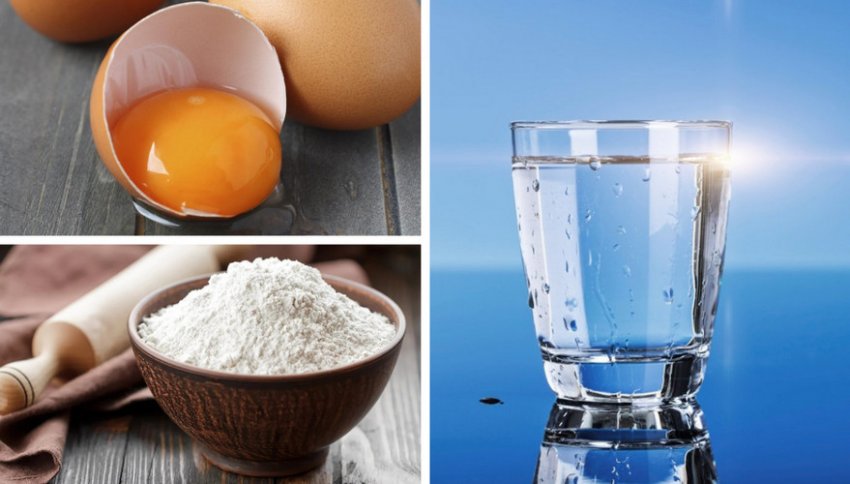 Інгредієнти для класичного рецепта тіста Інгредієнти для класичного рецепта тіста