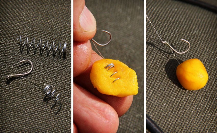 Насадка тіста на гачок Насадка тіста на гачок