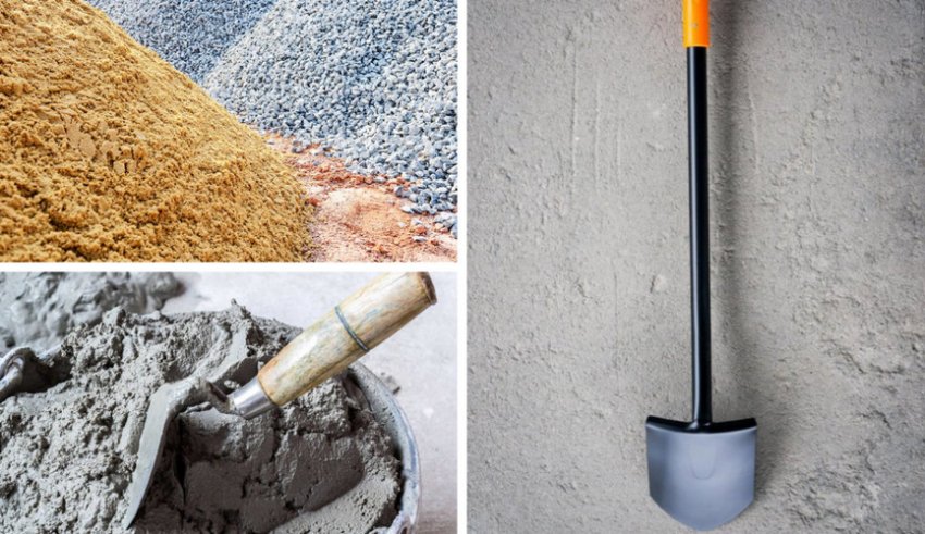 Матеріали та інструменти для доріжки