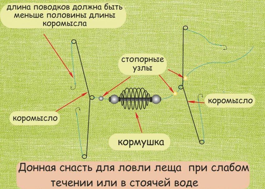 Донна снасть на слабкій і середній течії Донна снасть на слабкій і середній течії
