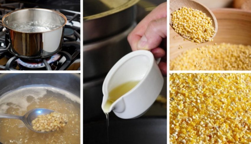 Приготування салапинської каші