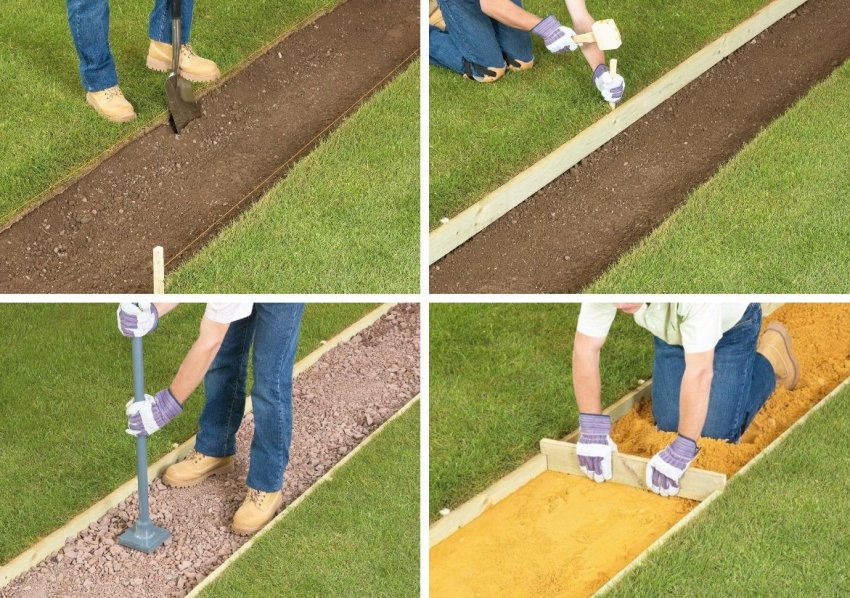 Підготовка основи доріжки