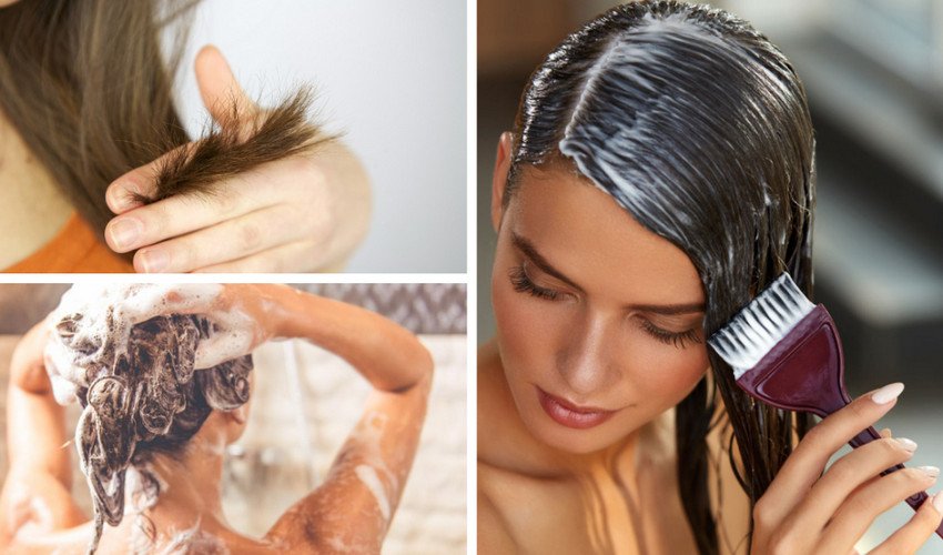 Маска для посічених кінчиків