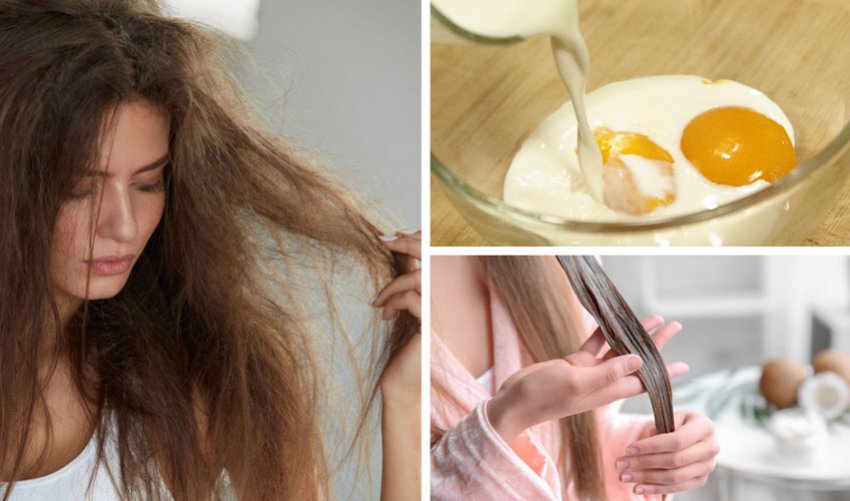 Маска для пошкодженого волосся