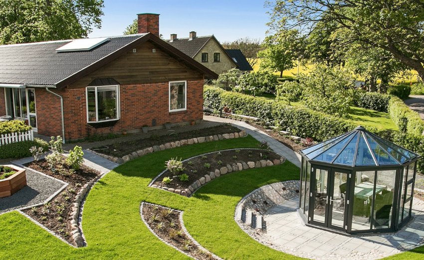 Ландшафтний дизайн дачної ділянки 8 соток