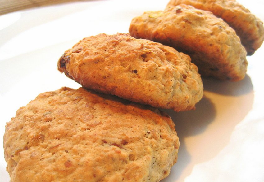 Вівсяне печиво з яблучного пюре Вівсяне печиво з яблучного пюре