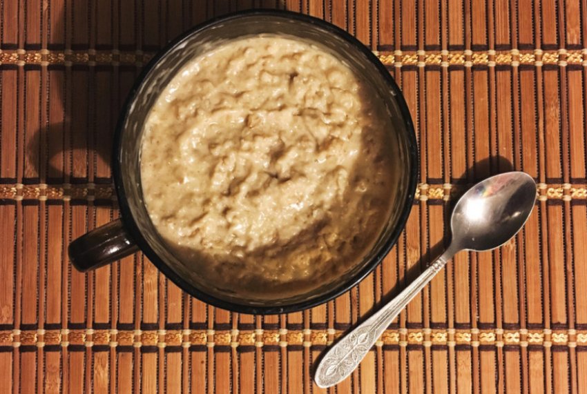 Вівсяні висівки с молоком Вівсяні висівки с молоком