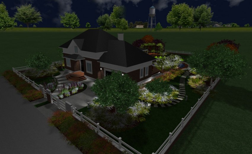 Прямокутний ділянка