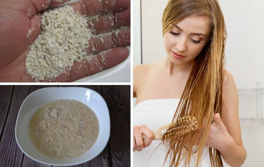 Вівсянка для волосся