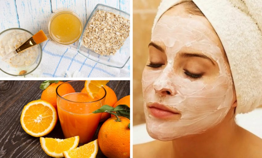 Приготування маски з вівсяного борошна Приготування маски з вівсяного борошна