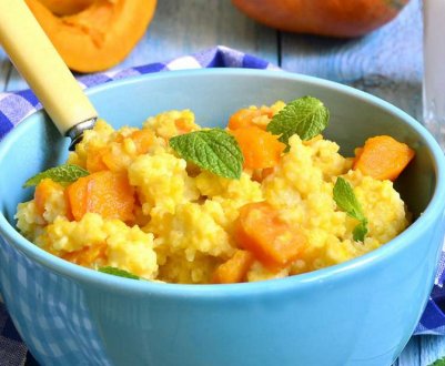 Калорійність, користь і шкода пшоняної каші з гарбузом для організму людини