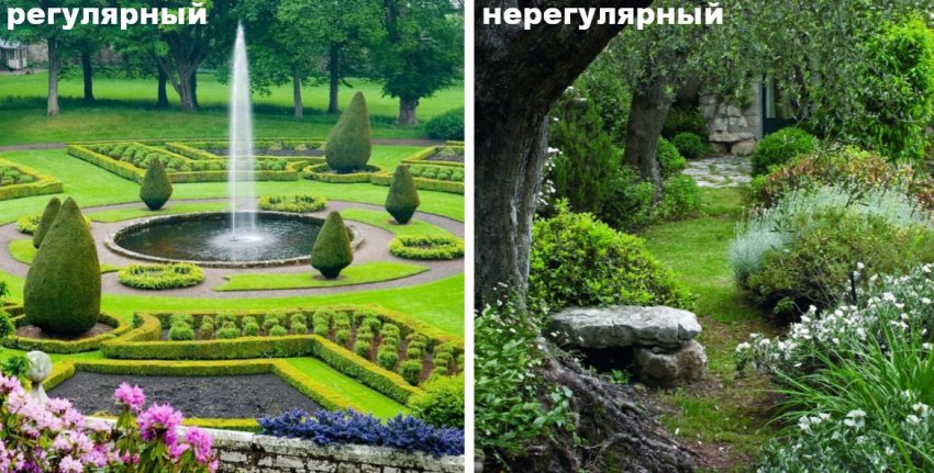 Стилі ландшафтного дизайну