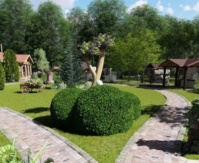 Особливості ландшафтного дизайну ділянки площею у 30 соток