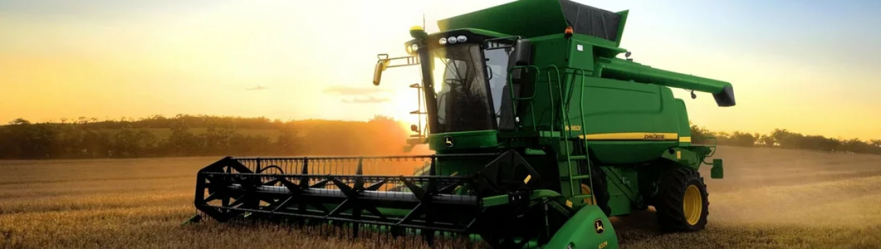 Компанія Agco стала першою, хто встановив керування джойстиком в комбайн