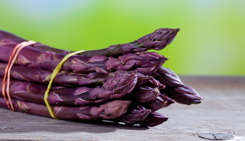Спаржа фіолетового кольору Спаржа фіолетового кольору