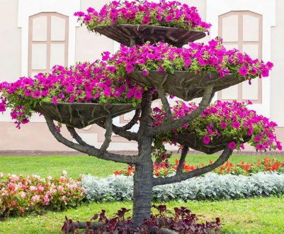 Як обладнати багаторівневу клумбу на ділянці