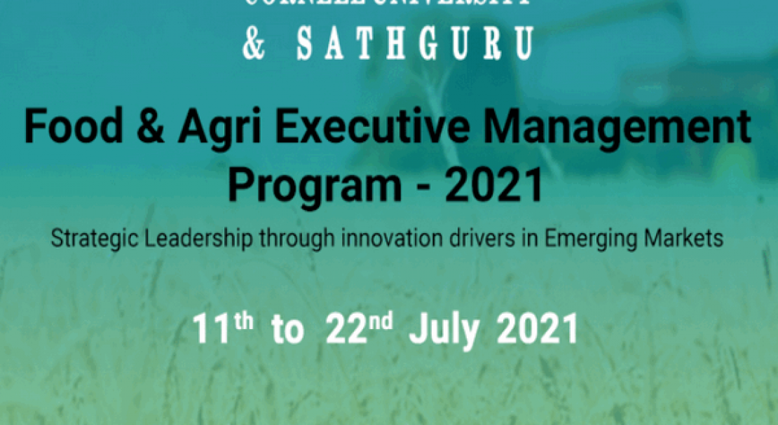 Food and Agri Executive Management Program 2021
