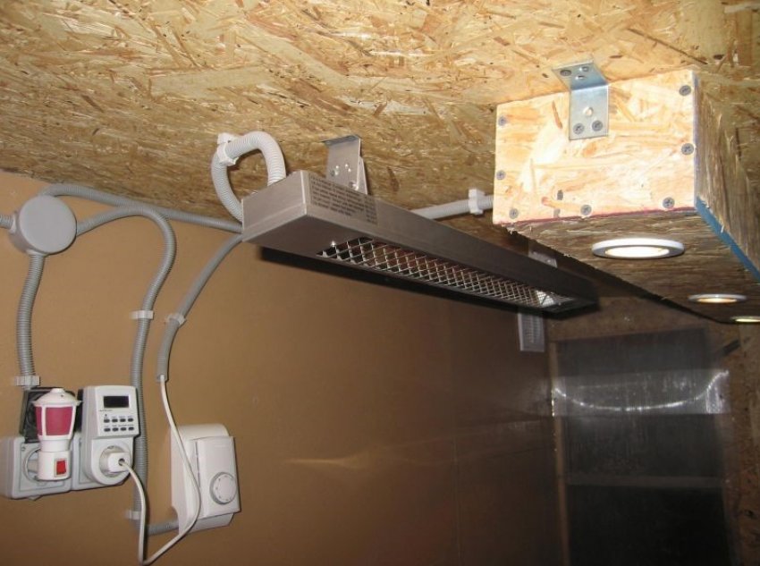 Інфрачервоні обігрівачі в курнику Інфрачервоні обігрівачі в курнику