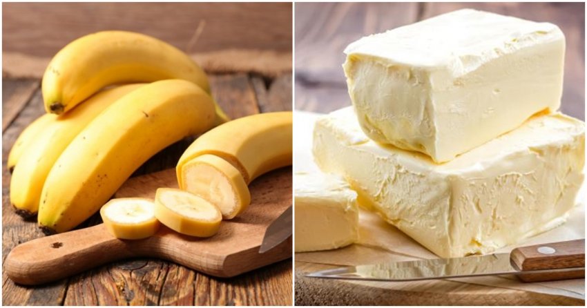 Банан замість вершкового масла у випічці Банан замість вершкового масла у випічці