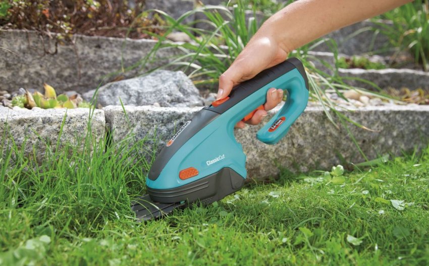 Акумуляторні ножиці для трави