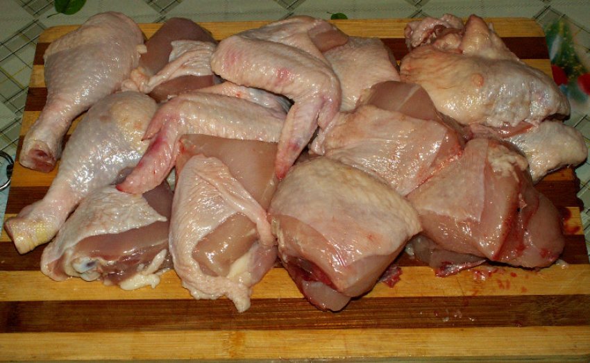 Оброблена курка Оброблена курка