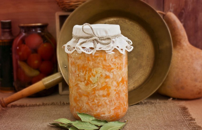 Зберігання капусти в банці Зберігання капусти в банці