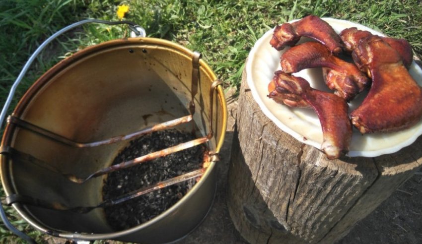 Міні-коптильня з відра