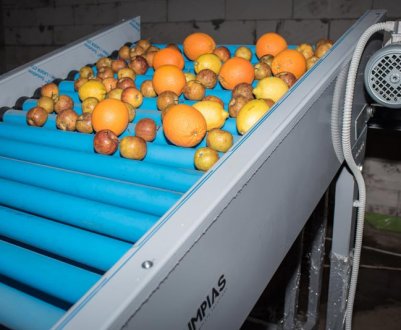 В Одеській області використовують найсучасніше обладнання для сортування фруктів
