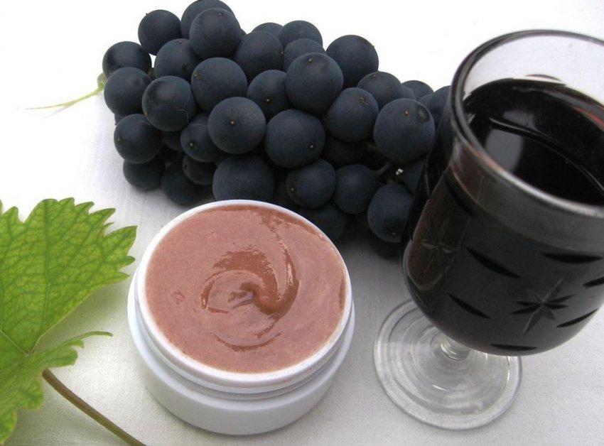 Чёрный виноград в косметологии