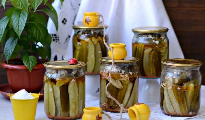 Маринованные огурцы дольками Маринованные огурцы дольками