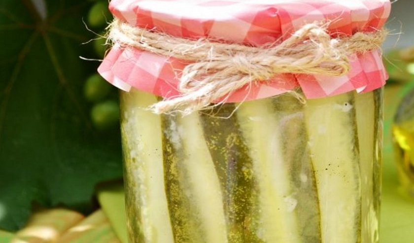 Маринованные огурцы дольками Маринованные огурцы дольками