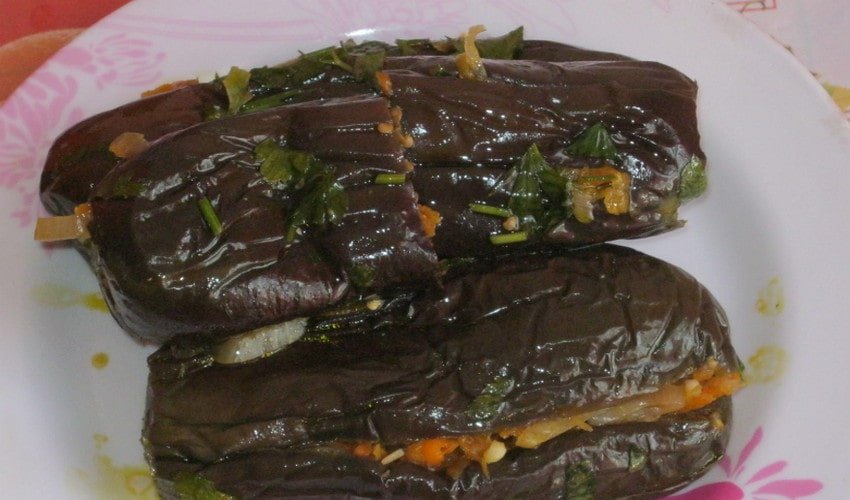 Квашені баклажани