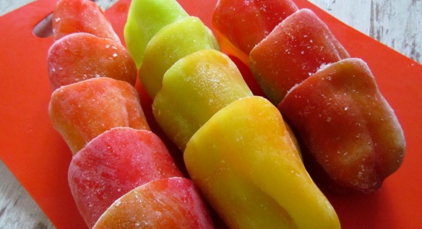 Заморожений болгарський перець Заморожений болгарський перець