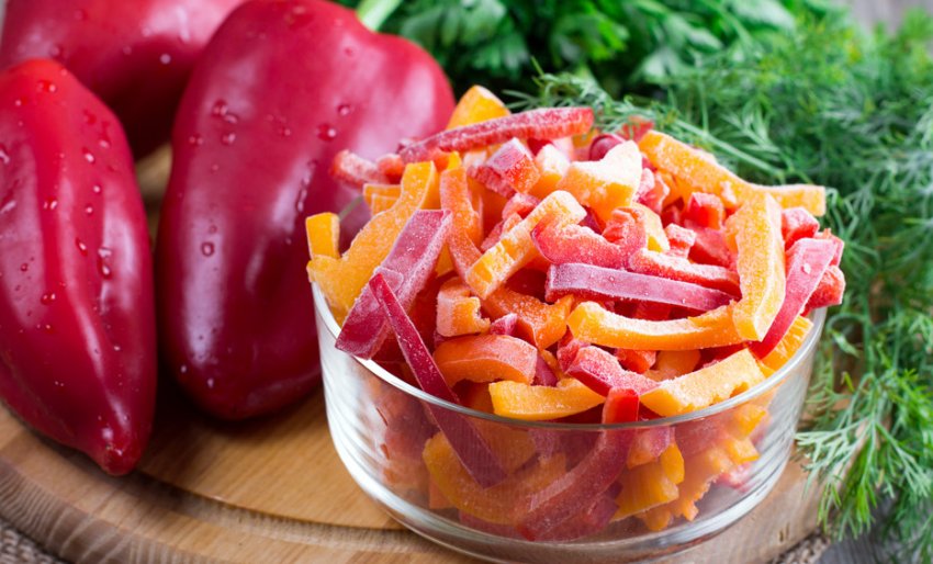 Заморожений болгарський перець Заморожений болгарський перець