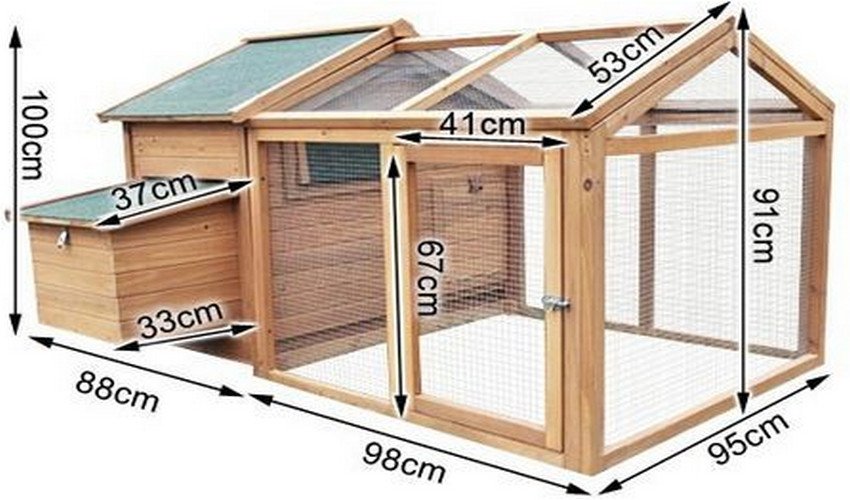 План курника на 10 курей План курника на 10 курей