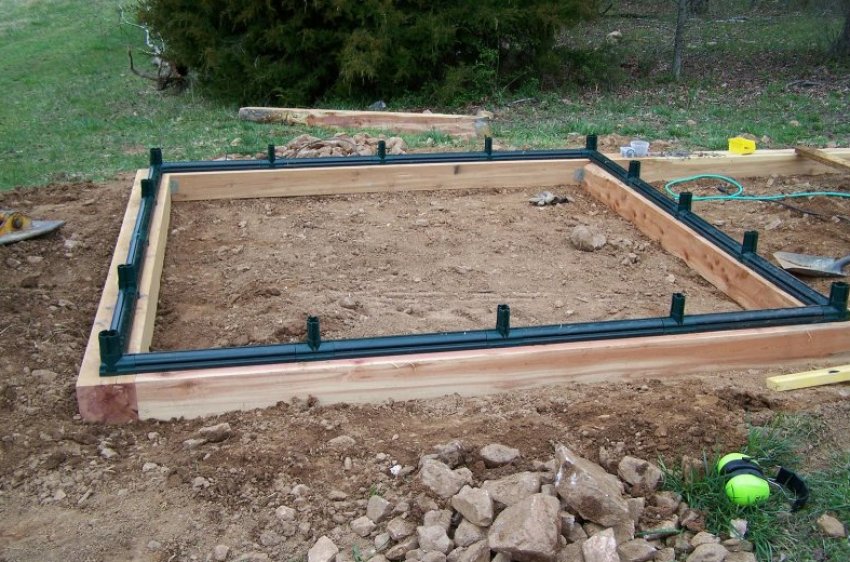 Фундамент теплиці з бруса Фундамент теплиці з бруса