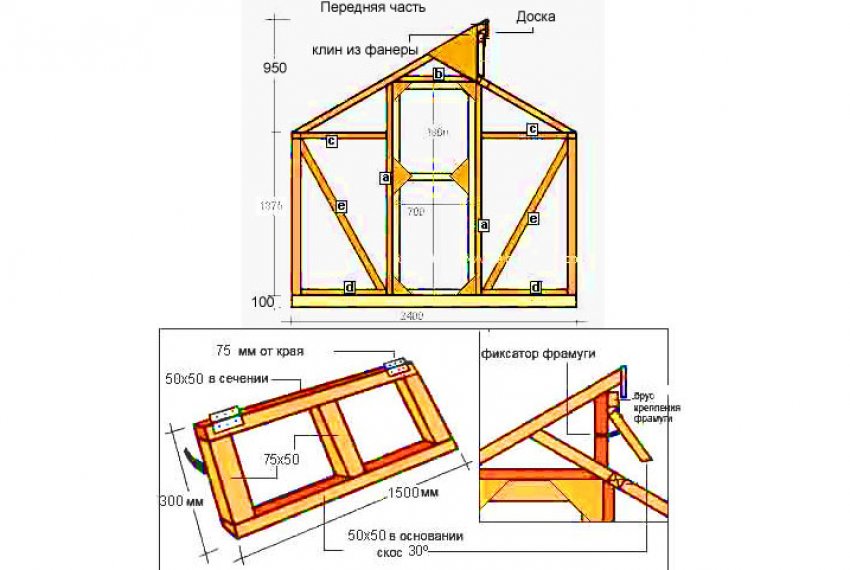 Креслення теплиці Креслення теплиці