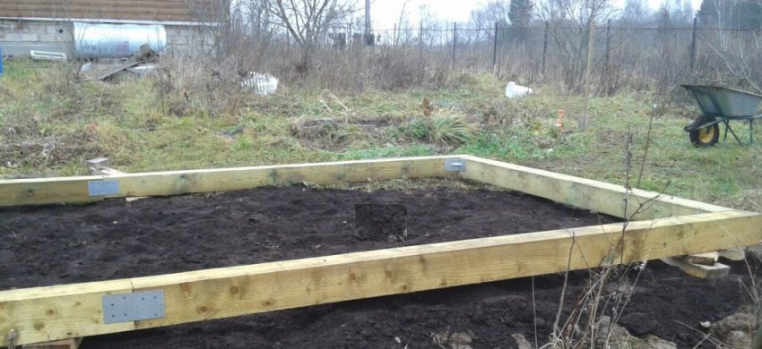Фундамент для теплиці Фундамент для теплиці