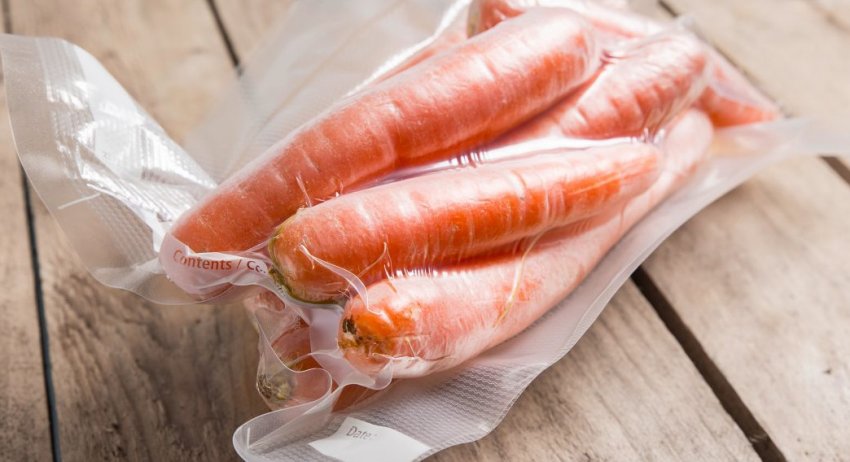 Хранение моркови в вакуумном пакете