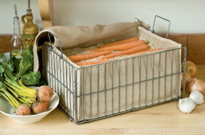 Зберігання моркви у квартирі