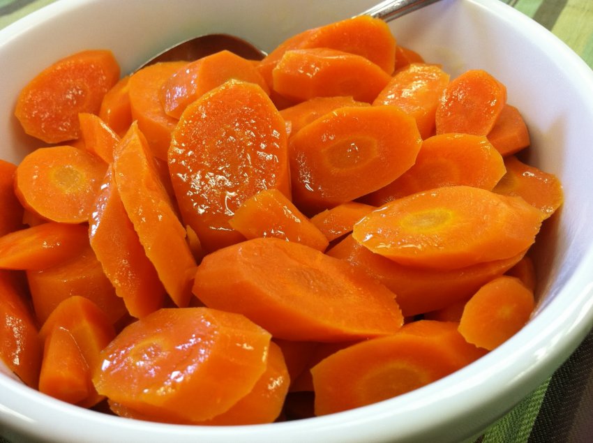 Варёная морковь