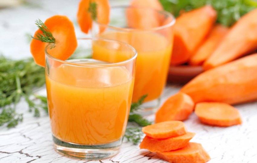 Применение морковного сока